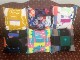 Image of pillows made from socks
