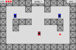 An image of the Toy Tanks game