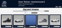 An image of the Pixel Harvester website